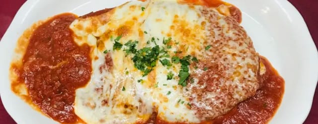 Veal Parmigiana.