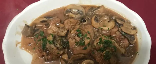 Chicken Marsala.
