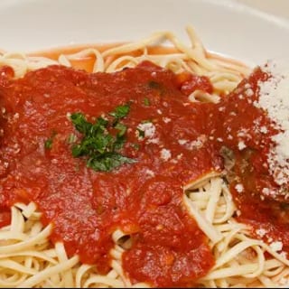 Linguini con Polpette